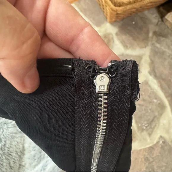 REVOLVE WeWoreWhat black crystal spandex bandeau top cropped strapless party - Picture 6 of 8